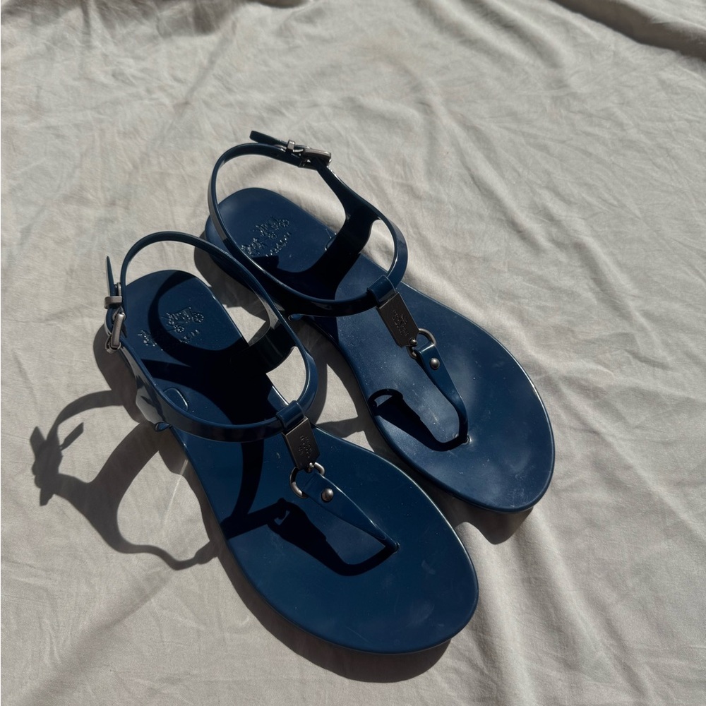 Blue Coach Sandals 👡